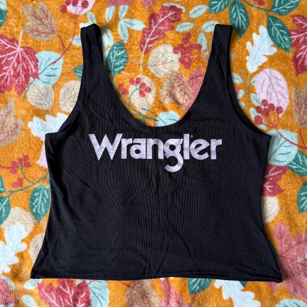Vintage-Style Wrangler Crop Tank